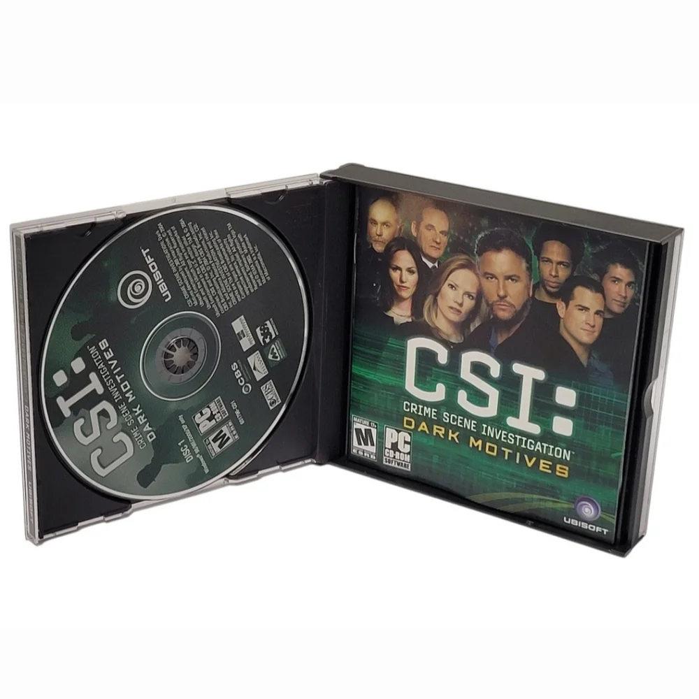 CSI: Crime Scene Investigation Dark Motives (PC CD-ROM 2004) Ubisoft Interactive